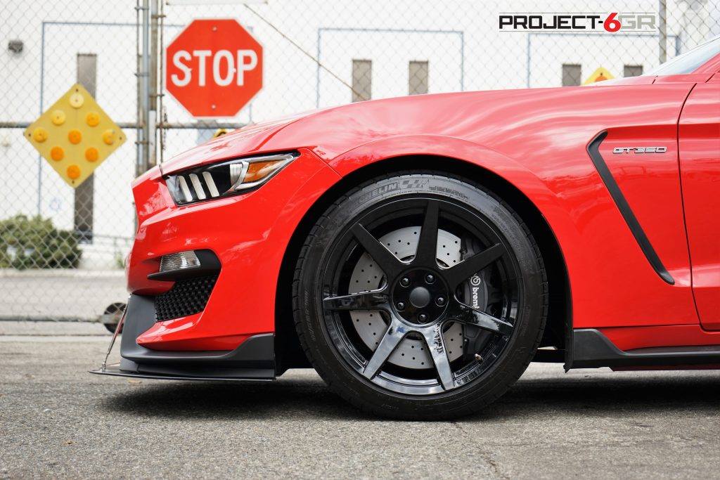 Project 6GR Wheels 7 Spoke Satin Black 19 x 10 Front & Rear