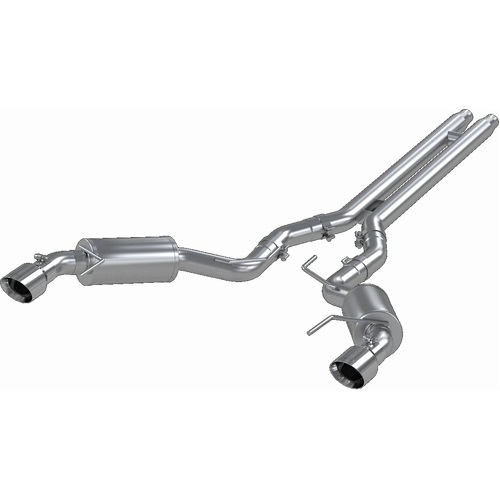 MBRP Mustang S550 GT 2015-2017 (Armor Plus) Cat-Back Exhaust 'Street' Polished Tips Part # S7277409