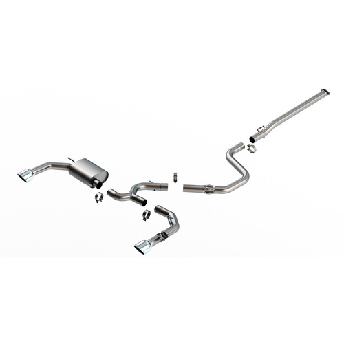 BORLA® Hyundai Elantra N 2022-2023 Cat-Back Exhaust System ATAK - Polished Tip part # 140925