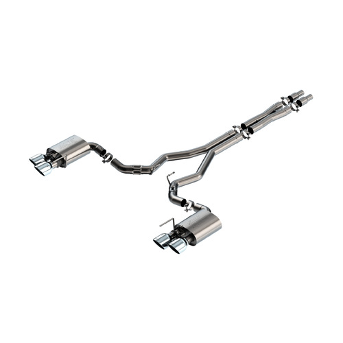 BORLA® S650 Mustang Dark Horse Cat-Back ATAK Exhaust. Quad Bright Chrome Tips  part # 140965