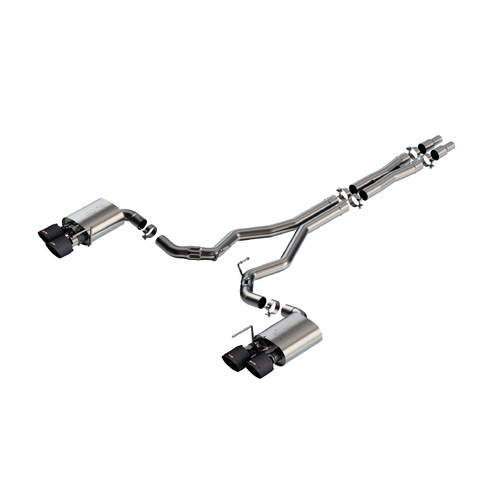 BORLA® Mustang S650 Dark Horse Cat-Back ATAK Exhaust. Quad Carbon Fibre Tips  part # 140965CFBA