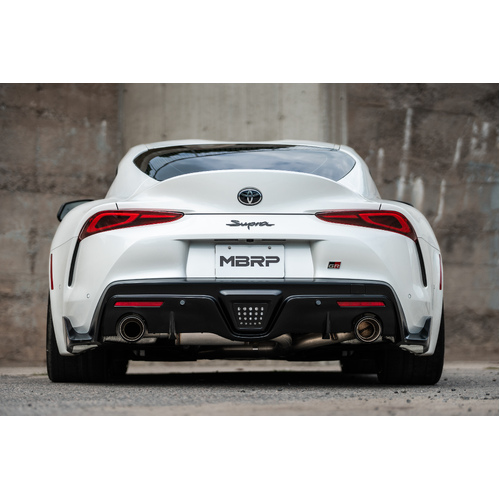 MBRP Toyota Supra 2020-2023 (Armor Pro) Cat-Back Exhaust 'Active' Carbon Fibre Tips Part # S43003CF